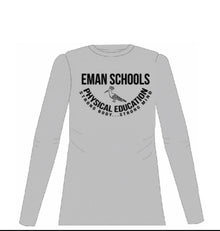  EMAN SCHOOL GIRLS long sleeve GYM Shirt