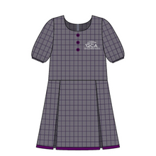  QCA plaid short sleeve dress