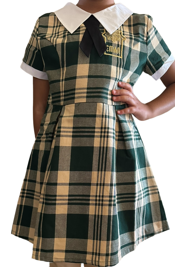 EMAN SCHOOL PLAID DRESS