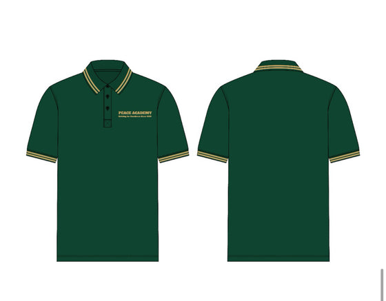 Peace Academy Middle School Boys polo shirt short sleeve