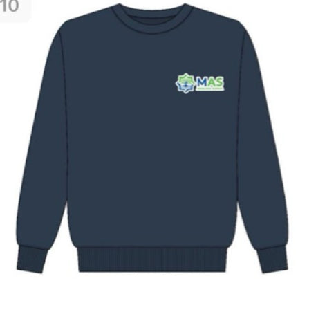 MAS ANDALUSIA ELEMENTARY AND MIDDLE SCHOOL CREWNECK- navy