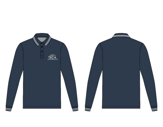 QCA boys polo long sleeve