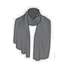  AL-NOOR SCHOOL 6TH-8TH GIRLS HIJAB (dark grey) MODAL MATERIAL