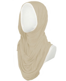  ACA HIGH SCHOOL beige instant hijab