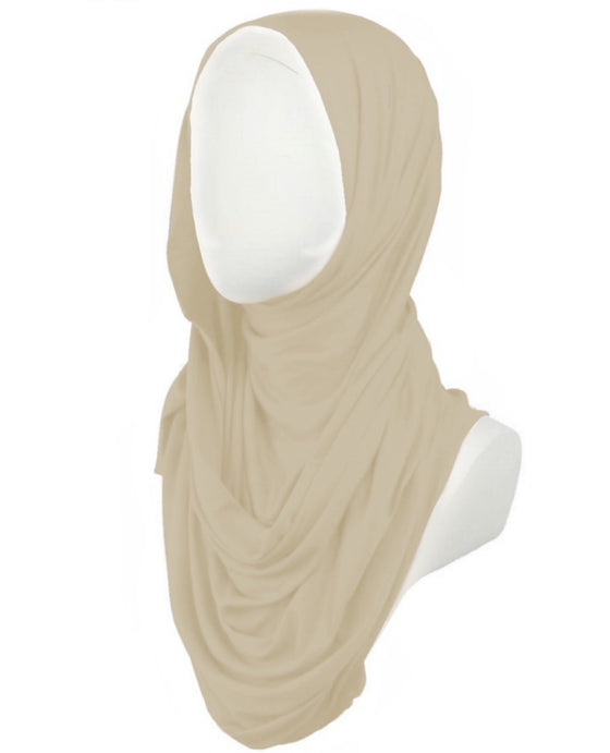 ACA MIDDLE SCHOOL Beige instant hijab