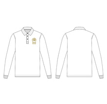  EMAN School White Polo Shirt - long Sleeve