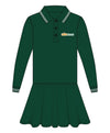 MIA Elementary School Girls Polo Dress - Long Sleeves