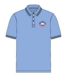  HQA BOYS POLO TSHIRT - LIGHT BLUE (SHORT SLEEVE)