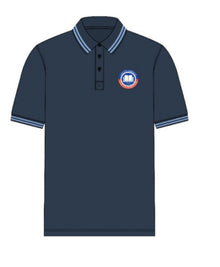  HQA BOYS POLO TSHIRT - NAVY BLUE (SHORT SLEEVE)