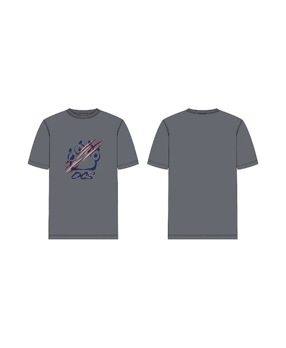 OCS Elementary Boys gym shirt Grey (short sleeve)