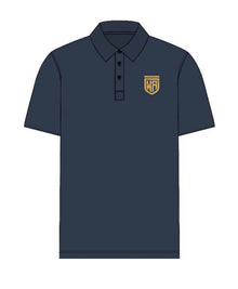  Wisdom Academy navy polo short sleeve(3 years-12th grade)