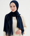 GIRLS NAVY HIJAB (MODAL MATERIAL)