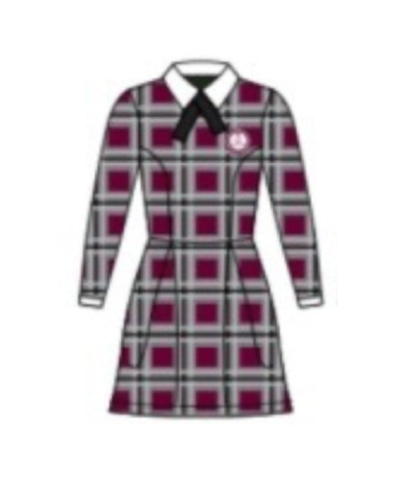 AL-NOOR SCHOOL KG-3RD GIRLS POLO DRESS - LONG SLEEVES