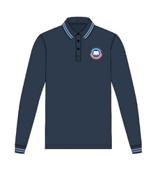  HQA BOYS POLO TSHIRT - NAVY BLUE (LONG SLEEVE)