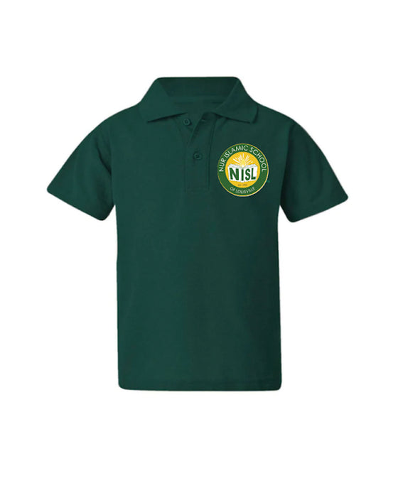 NISL Middle School/ High School Boys Polo Shirts - Green
