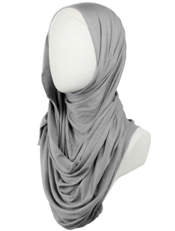 Radiant Stem Academy Instant Jersey Hijab (Grey)
