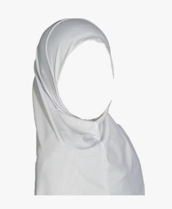 BHA Elementary Girls White Hijab