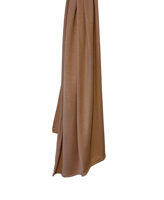 Luxury Jersey Hijab - Dusty Beige