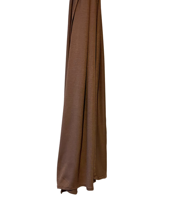 Luxury Jersey Hijab - Mocha