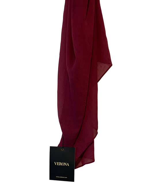 Viscose Maxi Size Hijab - Deep Cherry