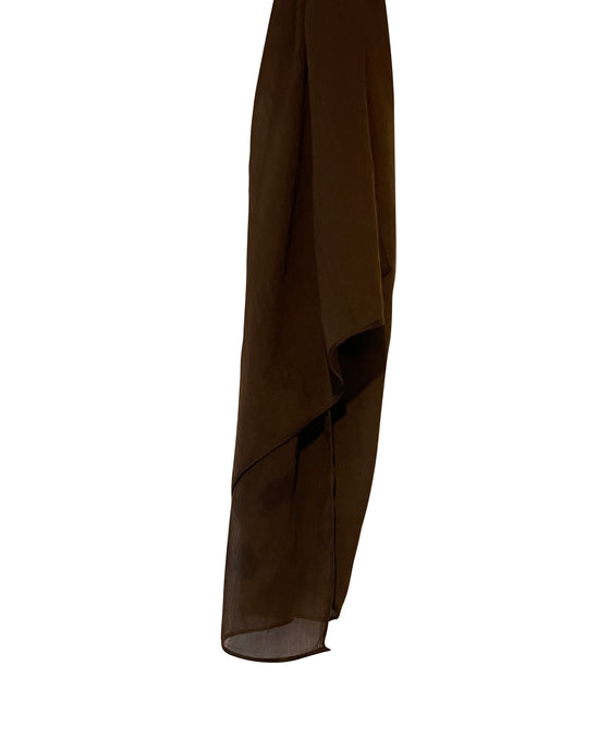 Viscose Basic Size Hijab - Espresso