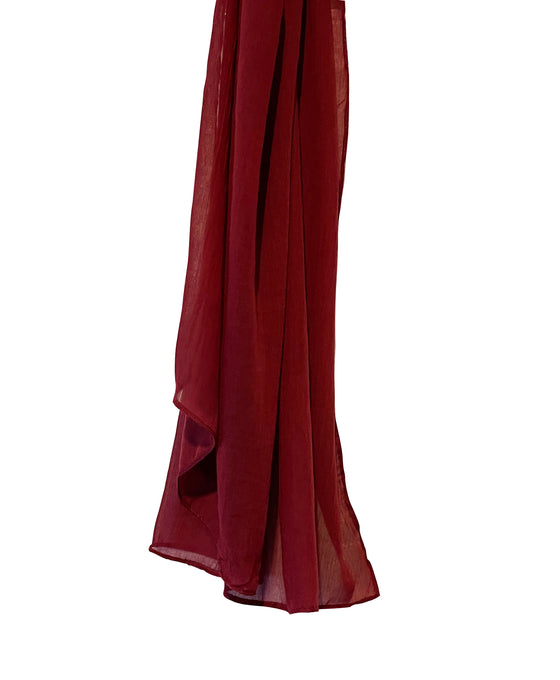 Viscose Maxi Size Hijab - Burgundy