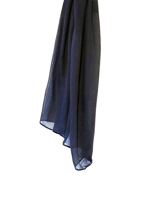 Viscose Basic Size Hijab - Navy