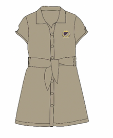  RSA 1st - 5th Grade Short Sleeve Khaki Dress