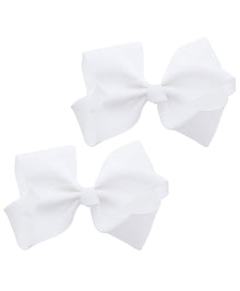  AYA Elementary Girls Bow (White)