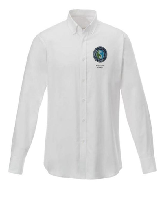 NCMA Middle School Boys White Button Down Shirt