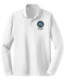  NCMA Pre-Prmary/Lower Elementary Unisex Polo Shirt Long Sleeve (white)