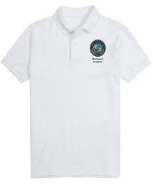  NCMA Middle School Unisex Polo Shirt Short Sleeve (white)